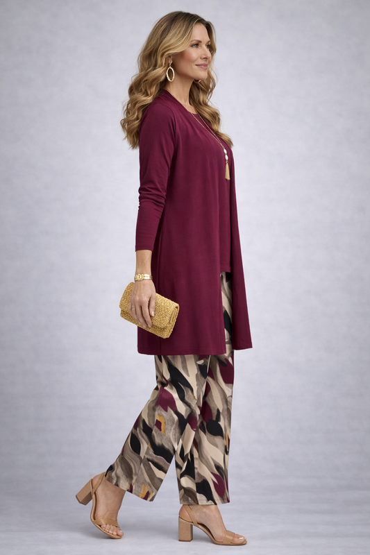 Fien Elegante Driedelige Set
