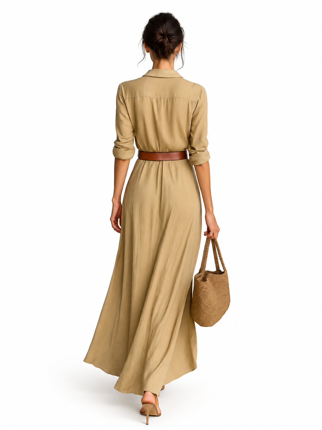 Victorie Lange Casual Jurk