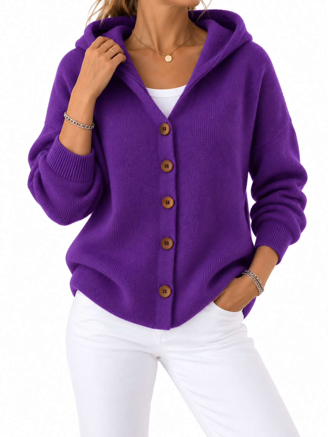 Tessa Licht Vest met Capuchon