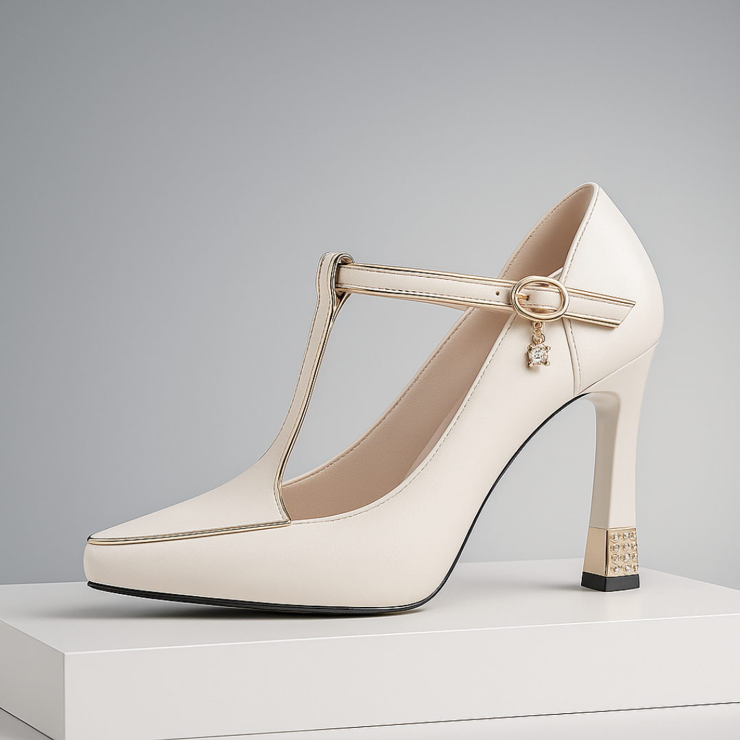 Viv Verfijnde T-Band Pumps