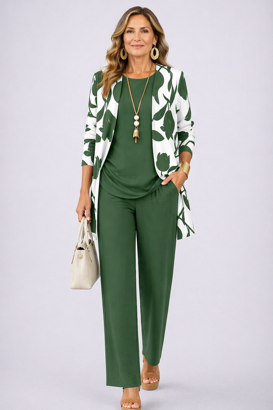 Maaike Elegante Driedelige Set