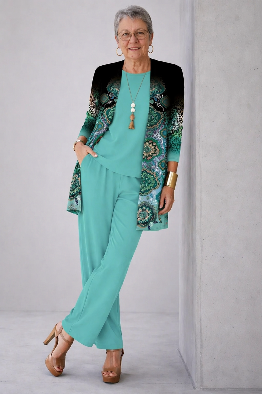 Nelly Elegante Driedelige Set