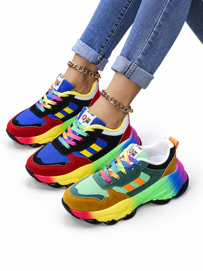 Femke Kleurrijke Comfort-Sneakers