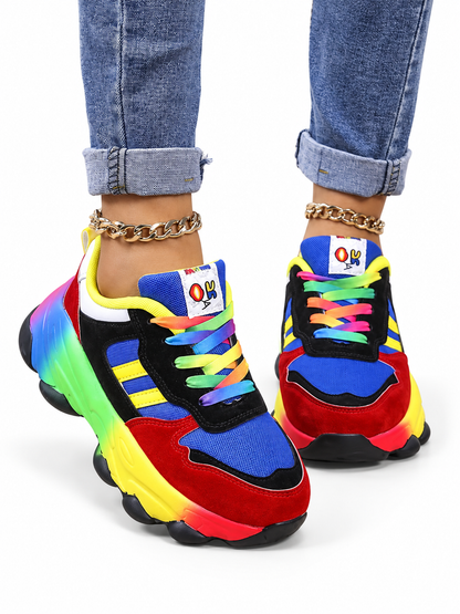 Femke Kleurrijke Comfort-Sneakers