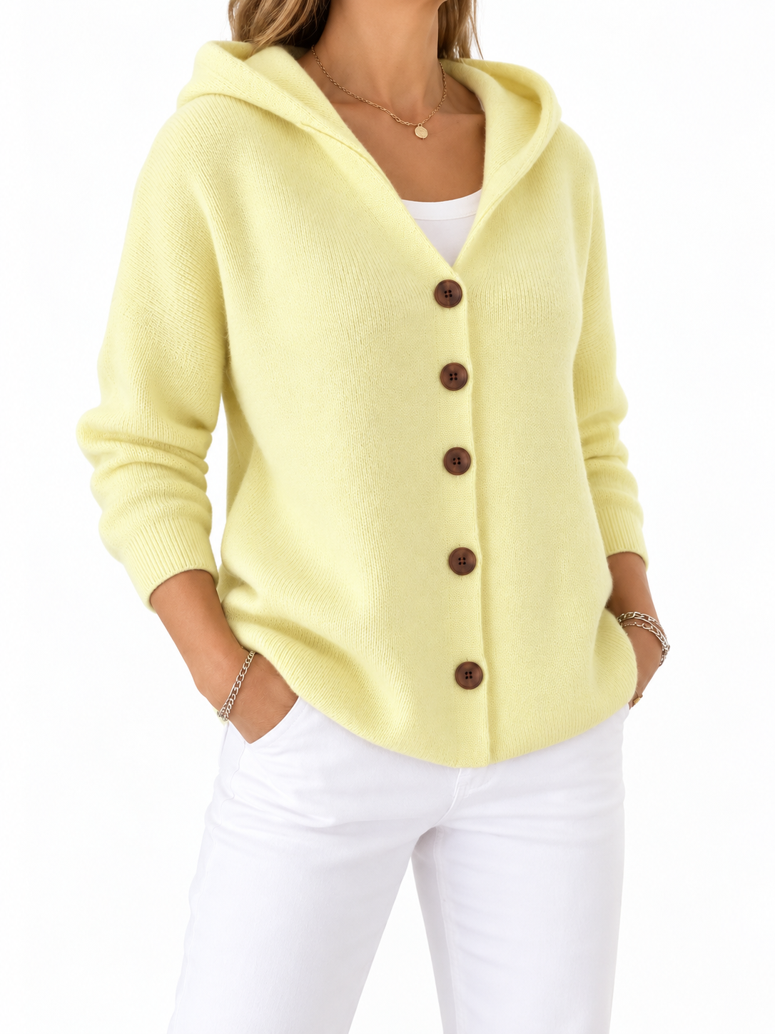Tessa Licht Vest met Capuchon
