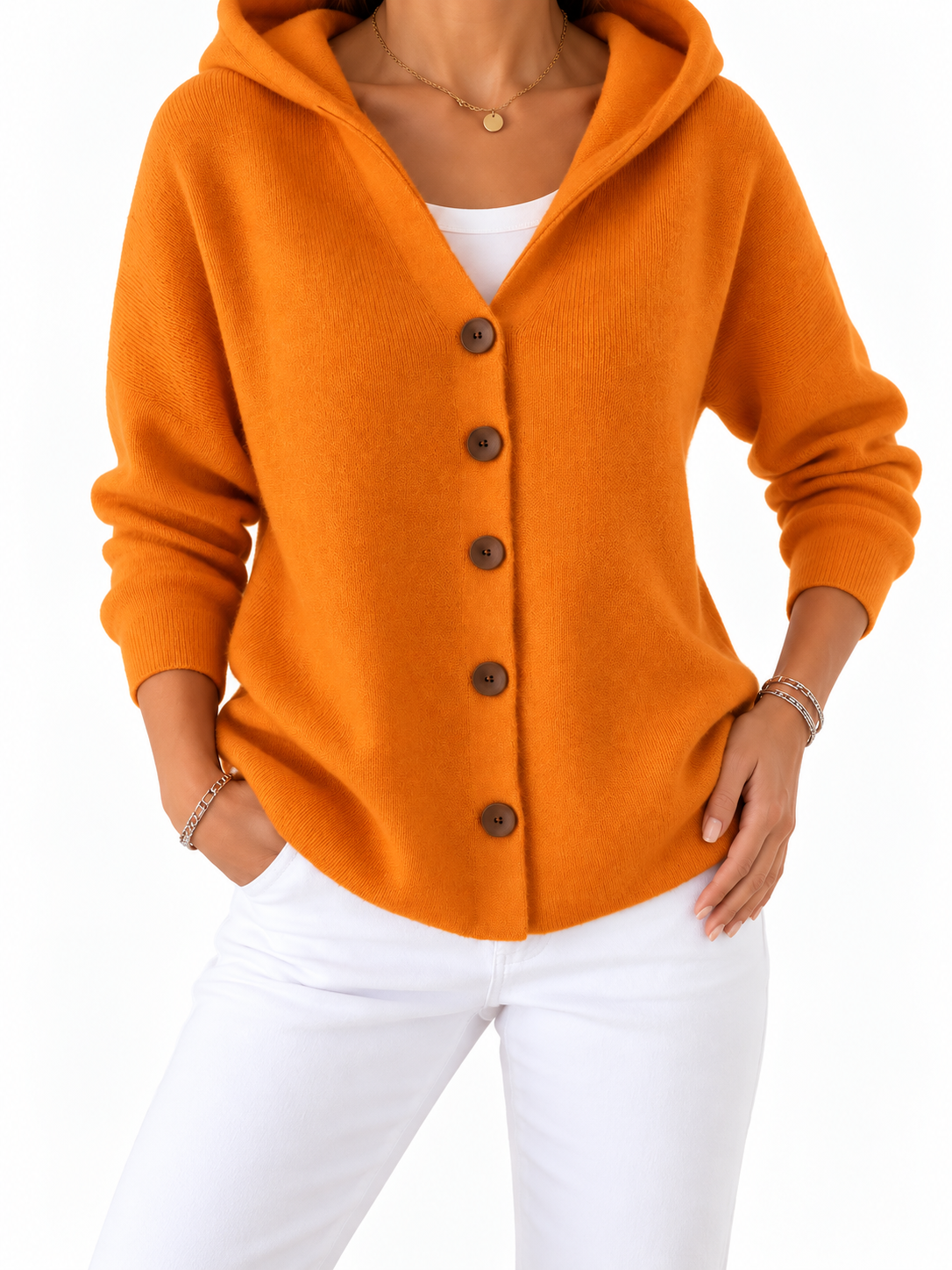 Tessa Licht Vest met Capuchon