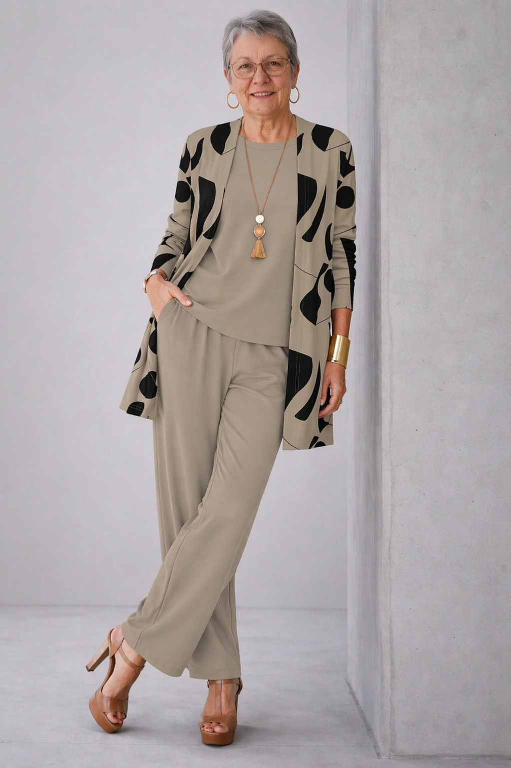 Sanne Elegante Driedelige Set