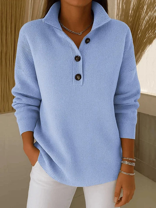 Amber Jersey Polo met V-hals