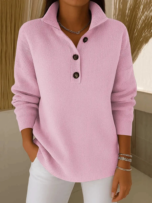 Amber Jersey Polo met V-hals