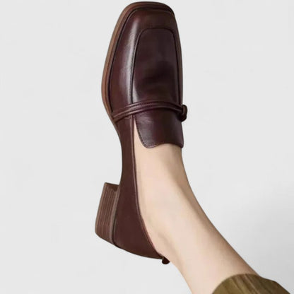 Michèle Loafers met Vierkante Neus