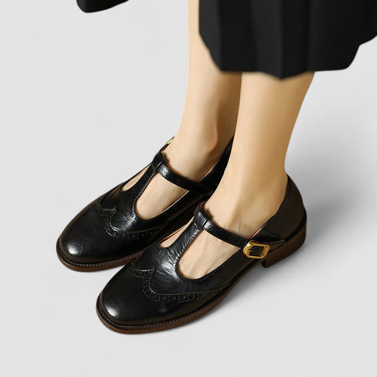 Margot Geperforeerde Slingback Sandalen