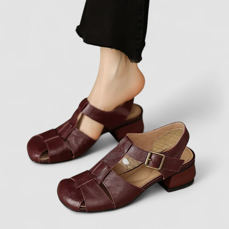 Sandrine Opengewerkte Bandschoenen
