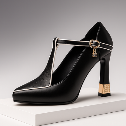 Viv Verfijnde T-Band Pumps