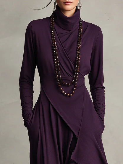 Arielle Vintage Asymmetrische Coljurk