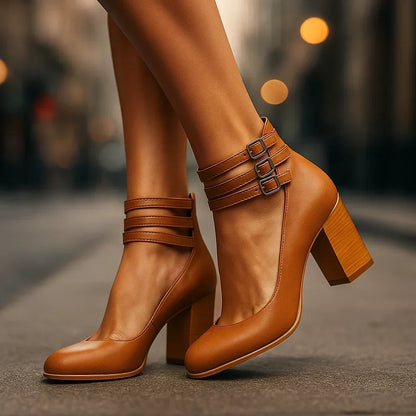 Sofie Verfijnde Pumps Met Bandje